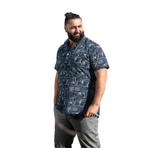 Duke Мужская футболка с коротким рукавом D555 Worthing с принтом серф-доски