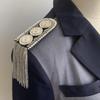Brooch Shoulder Board Epaulets Theatre Armband Retro Fringe Shoulder Mark Party
