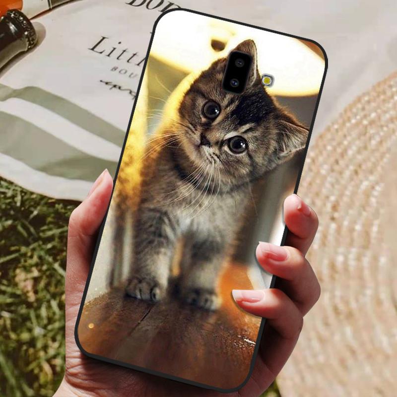 Для Samsung J6 J6+ 2018 Чехол Силиконовая Задняя Крышка Чехол для Телефона Для Samsung Galaxy J6Plus 2018 J6+ J6 Plus J610 J 6 Мягкий Бампер Funda