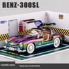 1/24 Scale Benz 300SL Electroplated Version Alloy Car Diecast Metal Model Collect Hobby Model Ornaments Gift For Boys