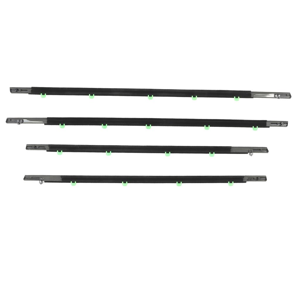 4Pcs Weatherstrip Window Seal 72410 T0G A01 Waterproof Antidust Noise Reduction Replacement for CR‑V