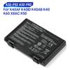 Сменный аккумулятор для ASUS K60 K50 K40 K40AF K40ID K40AB X8AC A32-F52 A32-F82, оригинальный аккумулятор для ноутбука 4400 мАч