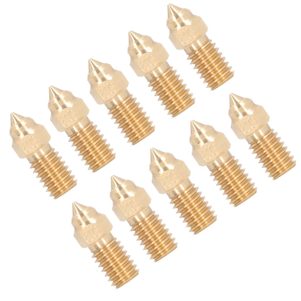 10Pcs Brass Hotend Nozzles High Speed 1.750.4mm for ENDER 7 3D Printer Parts Accessories