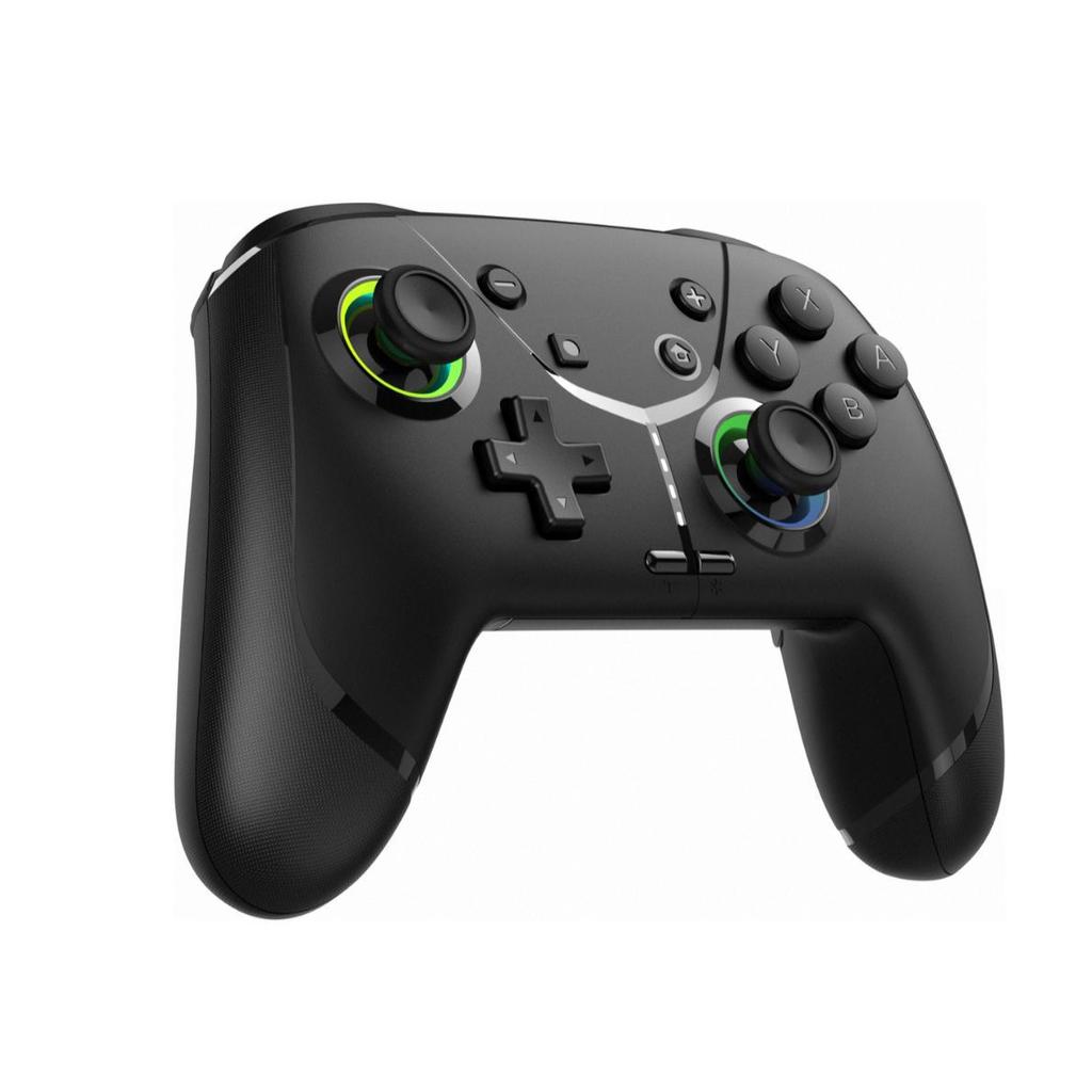 Контроллер Switch Wireless Pro для Switch/Lite/OLED, 4 режима вибрации, 3 турборежима для ПК/Steam/TV с программированием/6 осей/движение/пробуждение/RGB