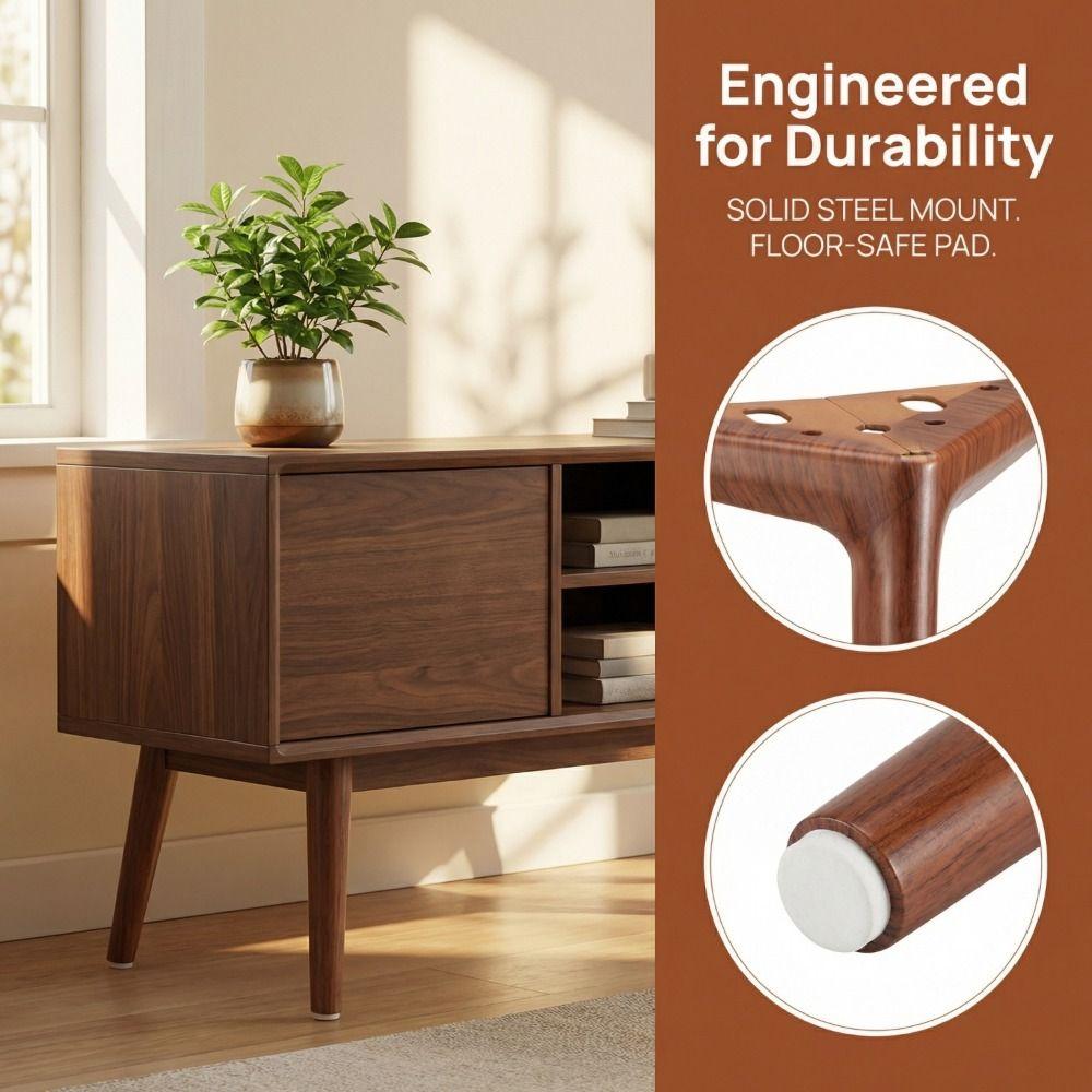 Walnut Color Sofa Feet Thickened Furniture Feet Support Coffee Table Legs Chinese Style