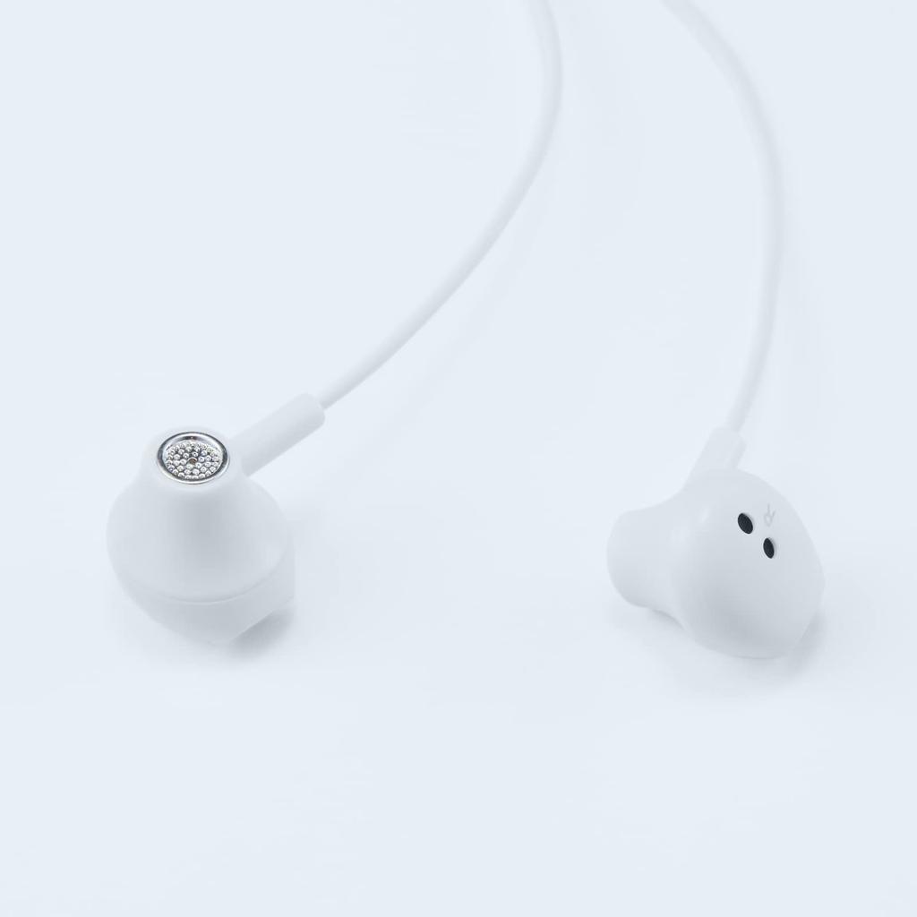 Radius Earphones for Android and with Remote and HP-NEL12C Type-C In-Ear iPad, Mic, Hands-Free, USB-C, HP-NEL12CW (White)