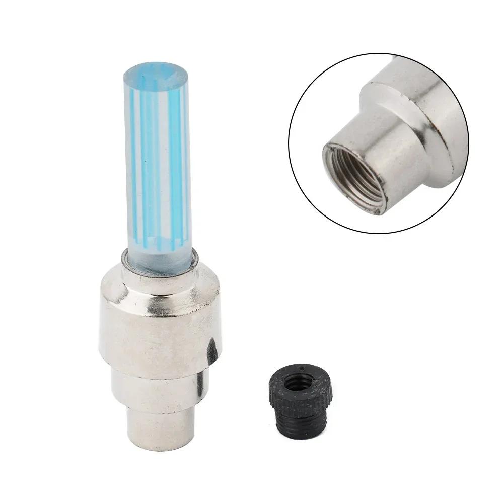 Автомобильный светодиодный фонарь, колпачок вентиля колеса, шток вентиля шины велосипеда, пылезащитный чехол, сменная лампа штока колеса мотоцикла