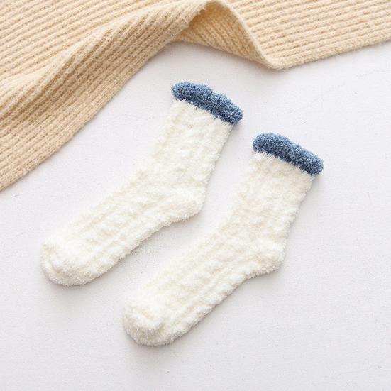 Women's Fuzzy Socks Winter Soft Warm Slipper Socks Cozy Fleece Lined Home Floor Socks Thickened Thermal Sleeping Socks