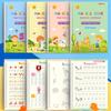 4pcs Magic Groove Practice Copybook Pen Preschools English Verison Kids Calligraphy Children Reusable Writing Book Free Wiping