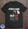 System Of A Down Wake Up Южноамериканский Тур 2025 Футболка Полный Размер S-5XL Унисекс Футболка