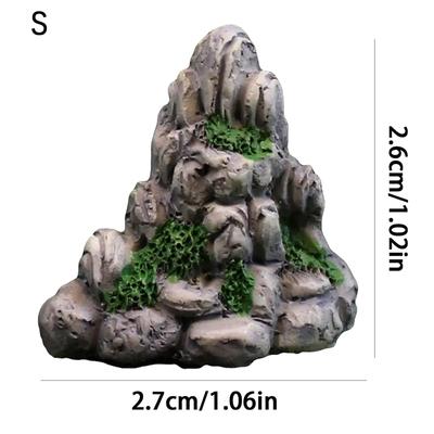 Мини-гора Миниатюрный искусственный камень Искусственный холм Игрушки Украшения для бонсай Сказочные садовые аксессуары Украшения для дома Аквариумный камень