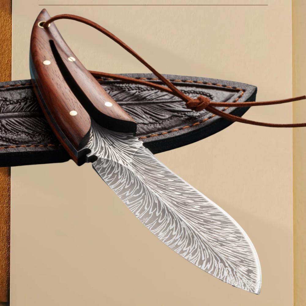 Мясной нож для обвалки мяса, барбекю, деревянная ручка, универсальный нож для нарезки мяса, фруктов, рыбы, нож для нарезки филе, поварской нож для фруктов