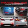 2 шт. Светодиодный отражатель заднего бампера автомобиля для Honda Civic Sedan/4DR 2013 2014 2015 Противотуманная фара Предупреждающий свет Аксессуары