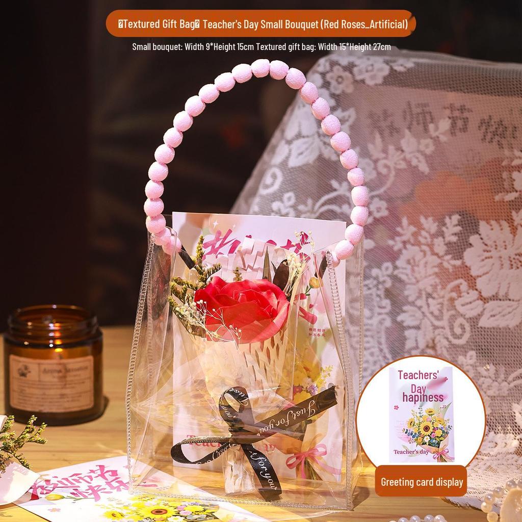 Creative Sunflower Bouquet Desk Ornament - Practical Teacher's Day Gift