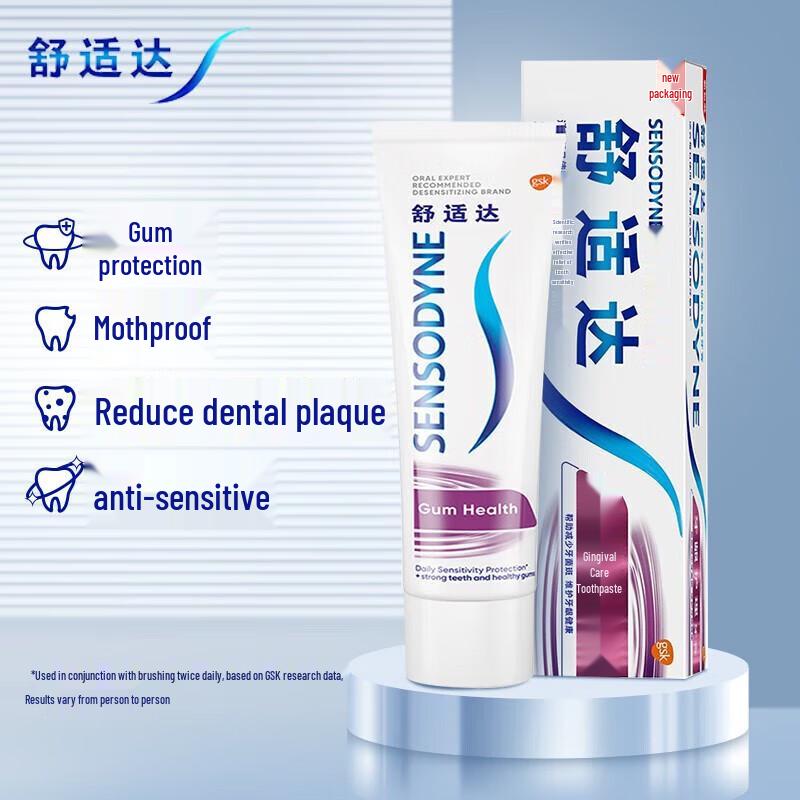 Набор Sensodyne Gum Care для чувствительных десен: зубная паста и зубная щетка