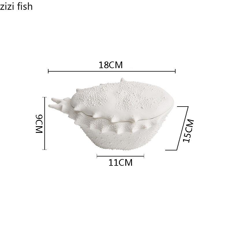 Керамическая миска с крышкой, креативная миска в форме краба для густого супа, миска для десерта, миски для закусок, салатники, специальная посуда для ресторанов