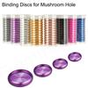 Fromthenon 11 шт. Алюминиевый сплав Грибные диски Блокноты и журналы Книжный переплет Кольца для скоросшивателя Офисные принадлежности Канцелярские товары