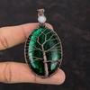 Tree Of Life Green Fire Labradorite Pendant Copper Wire Wrapped Jewelry Rainbow Moonstone Pendant Handmade Pendant Copper Gemstone Pendants