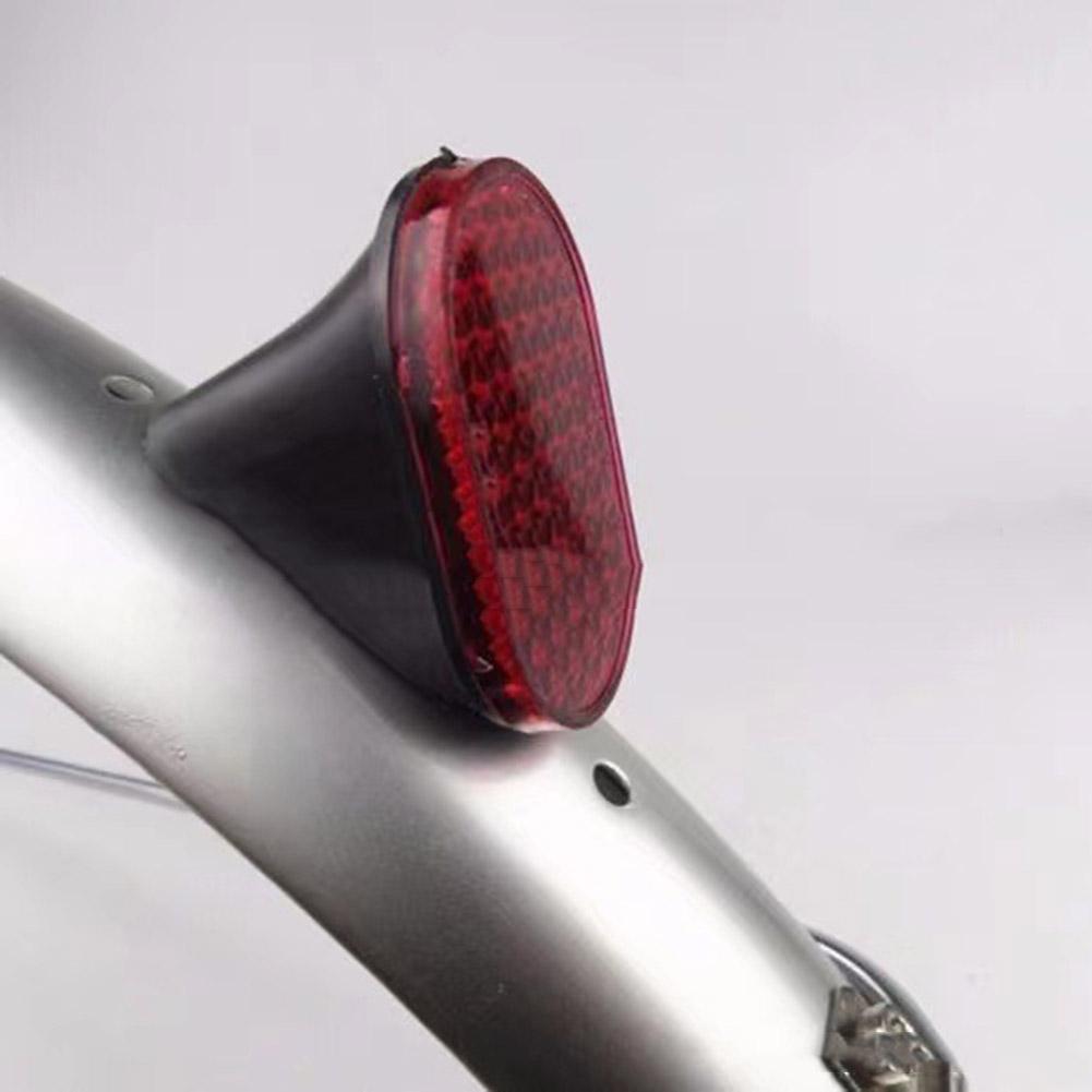 2 шт. Отражатель заднего брызговика 6,2*4,3 см, черный и красный