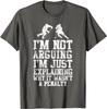 Funny Hockey Cool Gag Gift Novelty Graphic Unisex T-Shirt