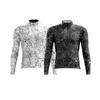 Mens Long Sleeve Cycling Jersey Breathable Quick Dry Road Bike Top Outdoor Riding