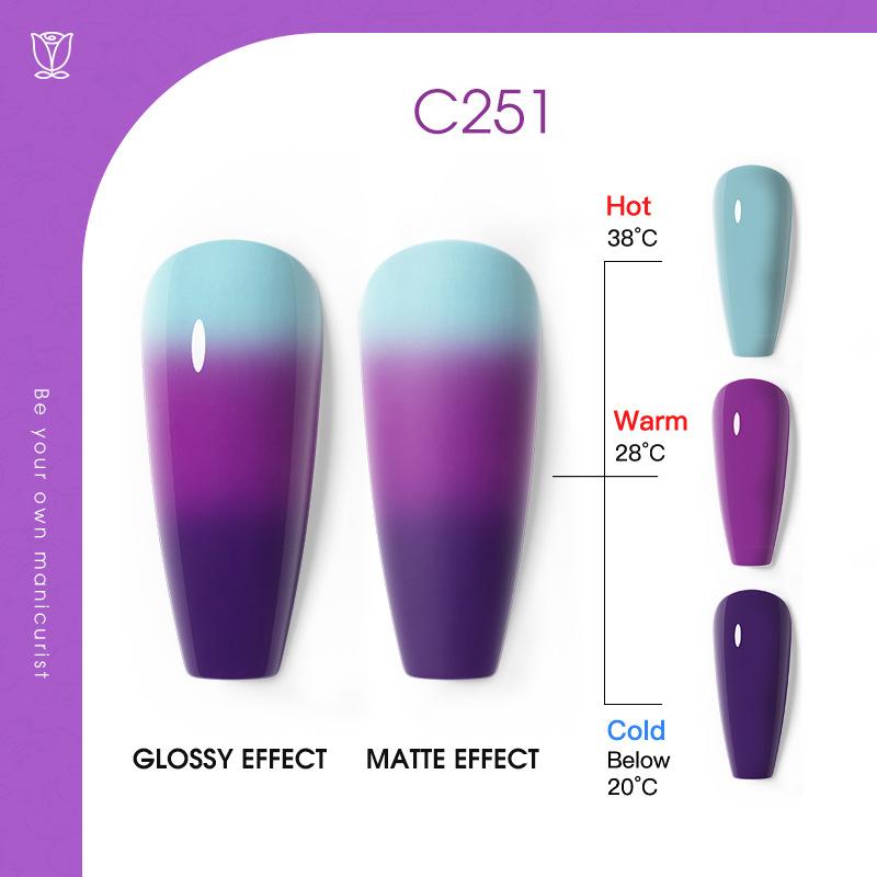 Клей для лака для ногтей с температурным эффектом, однотонный лак для ногтей, клей для лака с постепенным изменением цвета, клей для фототерапии, специальный маникюрный салон