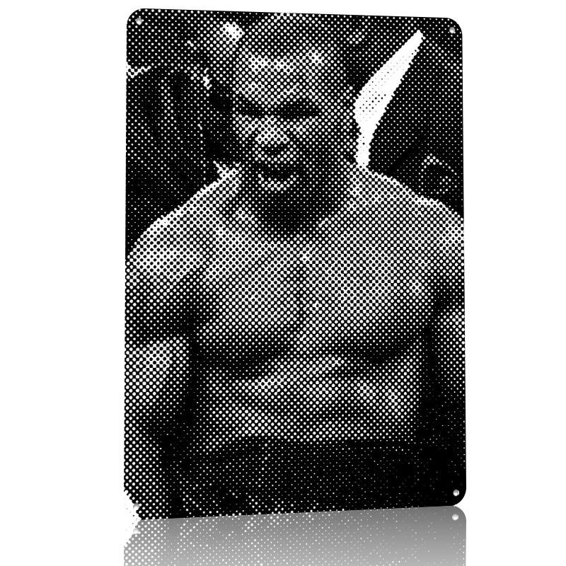 Mike Tyson Metal Poster Customized Wall Art Retro Vintage Tinplate Signs for Bathroom Decor Room Accessories Home and Decoration