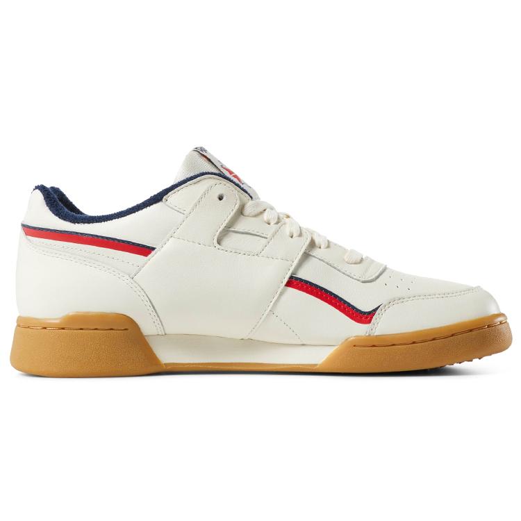 Тренировочные Reebok Plus 'Белый Синий Красный' DV4293