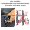 Алюминиевый RFID-держатель для кредитных карт - Металлический кейс с защитой от размагничивания и скимминга