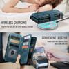 Чехлы для телефона Samsung Galaxy S26 со шнурком CASEME C30 на молнии с держателем для нескольких карт из ПУ кожи