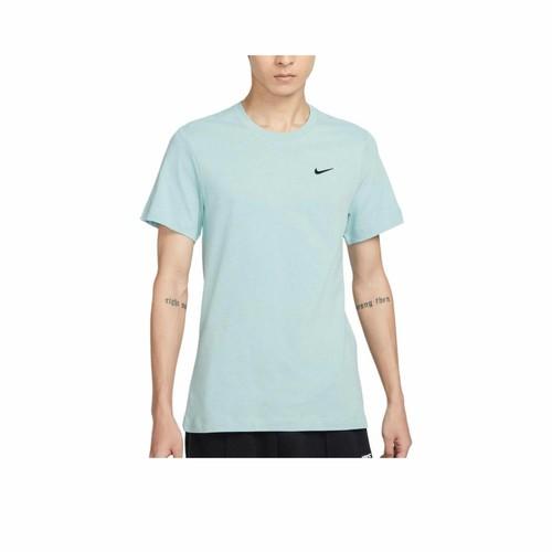 Nike Минималистичная мужская футболка с коротким рукавом и вышитым маленьким логотипом бренда