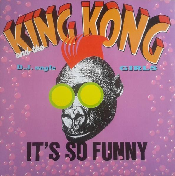 12-дюймовая пластинка KING KONG DJUNGLE GIRLS Its So Funny FL8411 Flea Records 1988 Италия Танцевальная Электроника Б/у