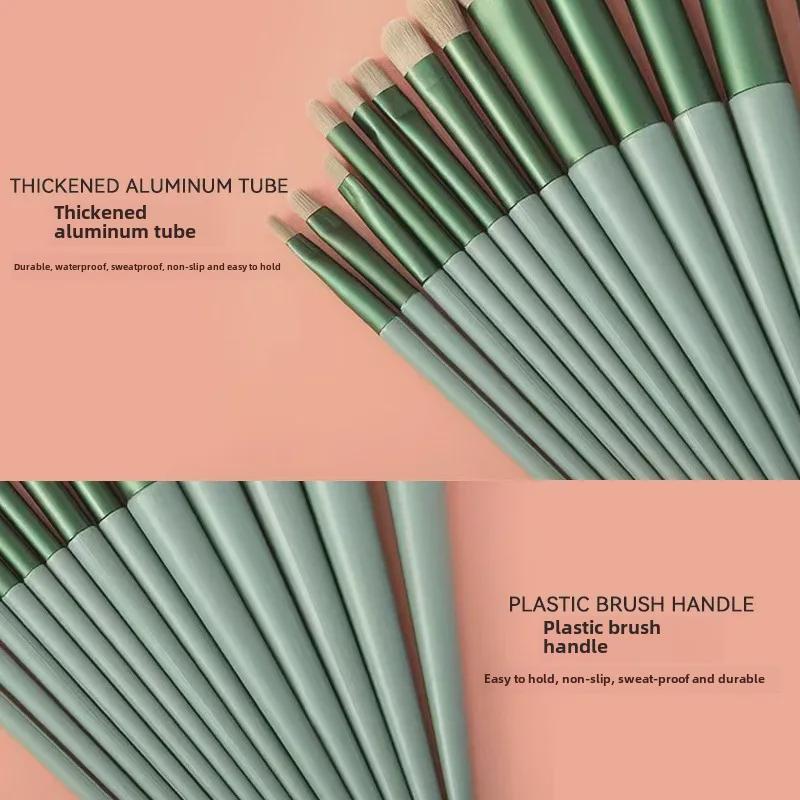 Набор кистей для макияжа Sijiqing из 13 предметов — мягкая щетина для пудры, румян, хайлайтера и бровей