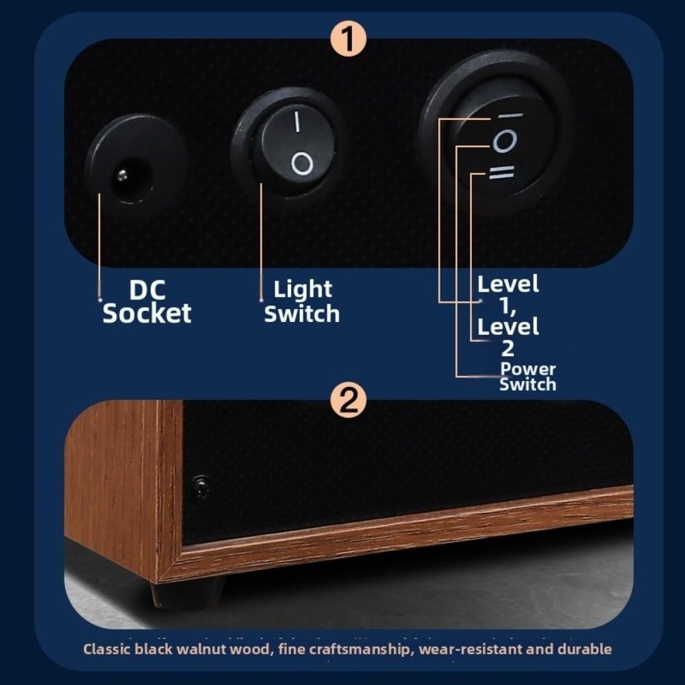 USB Power Automatic Watch Winder Wooden Case Electric Watch Rotator  Desk Organizer