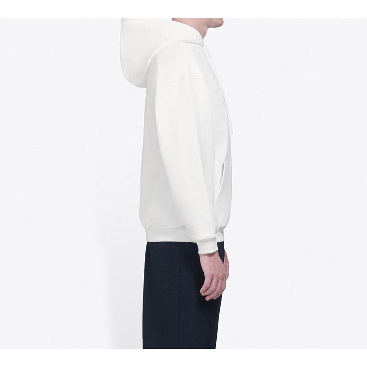 Balenciaga Толстовки Мужские Белые С Капюшоном Умеренная Обычная 570811TIV519040