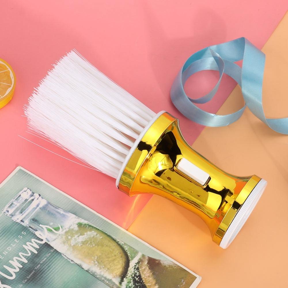 Gold Hair Sweeping Brush Soft Hair Styling Tool Styling Tool Barber Brush Hair Care
