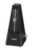 Metronome Black Classic Triangular Pyramid Style Matte Finish Prevents Fingerprints Mainspring Drive MP-90BK