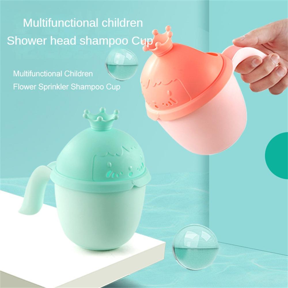 Baby Shampoo Cup Shower Children's Spoon Plastic Household Bath Supplies Baby Bath Accessories