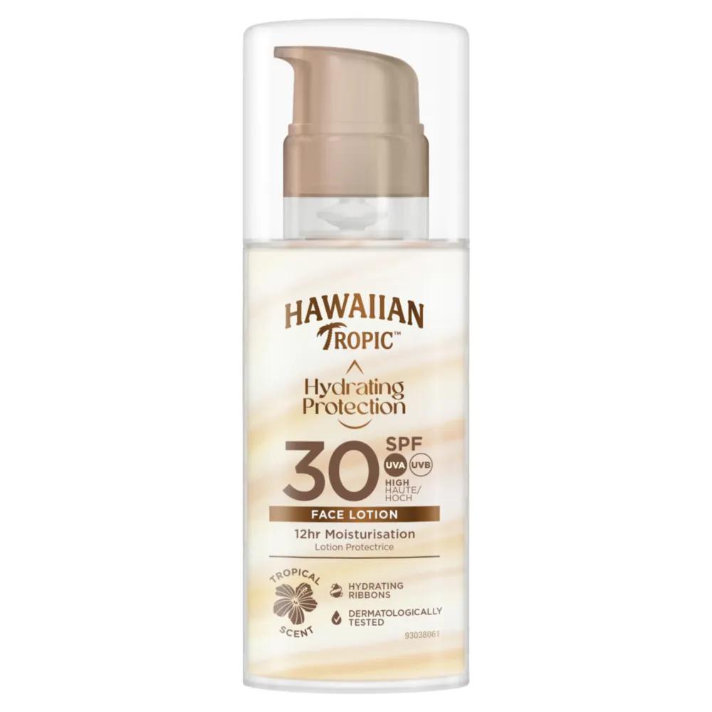 Hawaiian Tropic Увлажняющий лосьон для лица с защитой от солнца SPF 30, 50 мл