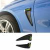 ABS Carbon Fiber Front Side Vent Fender Cover Trim For BMW X3 F25 X4 2014-2017