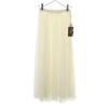 Неиспользованный Диаграмма Длинная юбка из кружевного тюля 36 Белый система Женщины Б/у