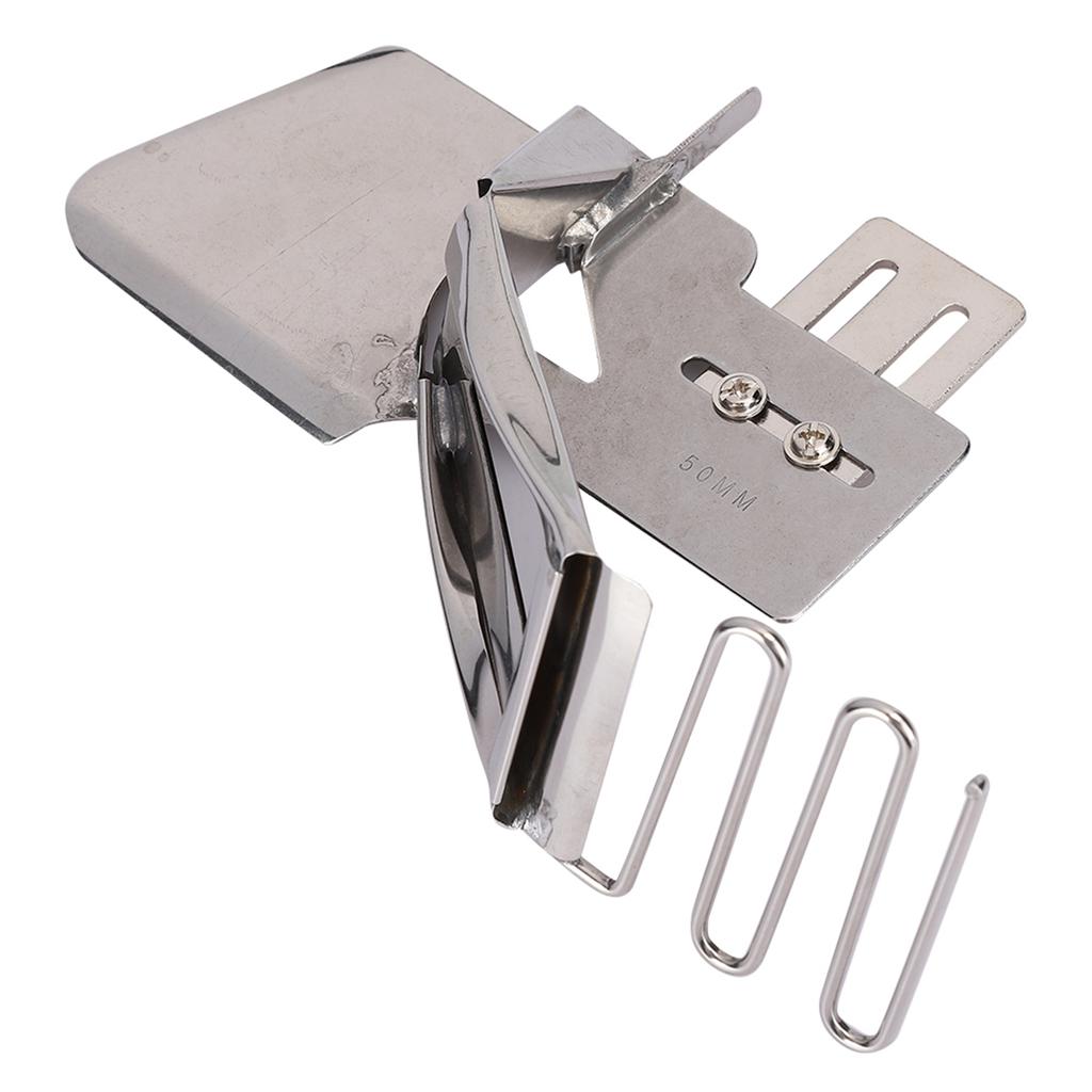 Tape Binder Sewing Machine Accessories Stainless Steel 4 Folds Corrosion Resistant Durable(50mm )