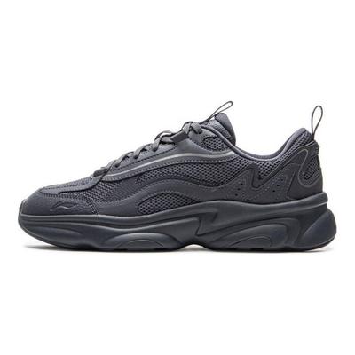 Li Ning Молочный Кокос Универсальные Ретро Толстая Подошва Модный Тренд Амортизация Нескользящие Износостойкие Поддержка Низкий Верх Повседневная Обувь AGCV129-3