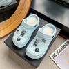 CH hole shoes новые высокие на толстой подошве нескользящие летние уличные пляжные баотоу шлепанцы для дома прохладные
