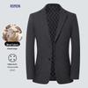 Romon Easy-Care Wool Blend Business Casual Blazer