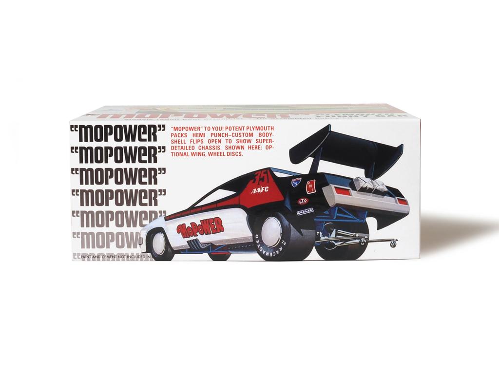 AMT Mopower Plymouth Funny Car Plastic Model Kit AMT1473 1/25 (Car)
