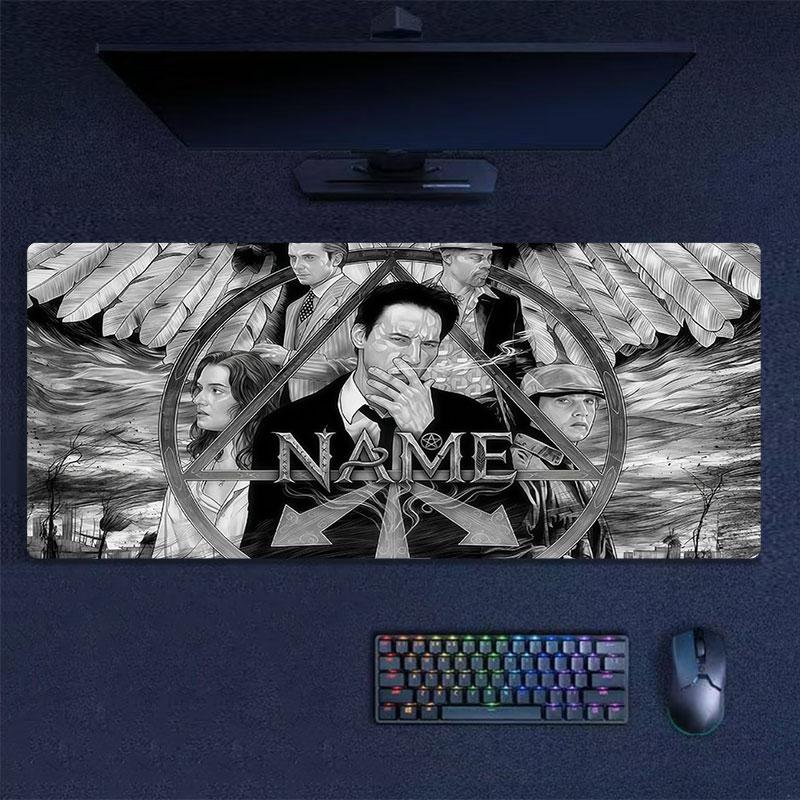 Custom Name,The Matrix Mouse Pad, Large Gaming Desk Mat, Non-slip XXL Mousepad for Laptop & Tablet, Mini PC Playmat with Stitched Edges