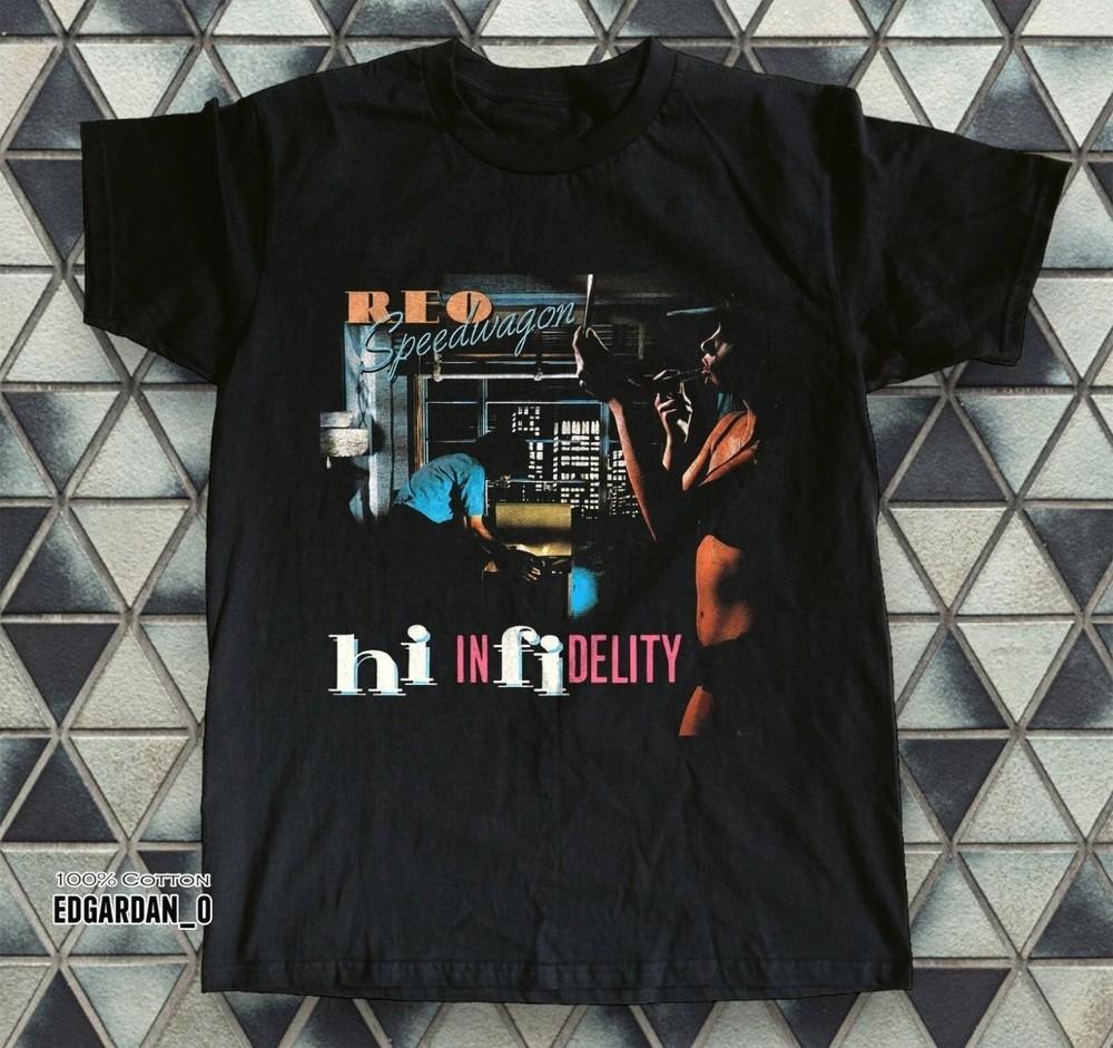 REO Speedwagon Hi Infidelity Albums Rock Music Black Tshirt S5XL Unisex T-Shirt