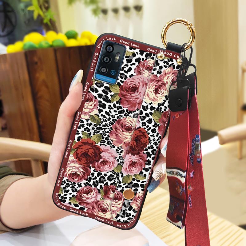 Защитный чехол для телефона в китайском стиле для ZTE Blade A71, ремешок на запястье, браслет, противоударный силиконовый, водонепроницаемый, ударопрочный