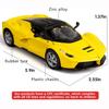 1:32 Scale Car Model, Pull Back Car with Sound and Light for Kids Boy Girl, Metal Body Door Opened